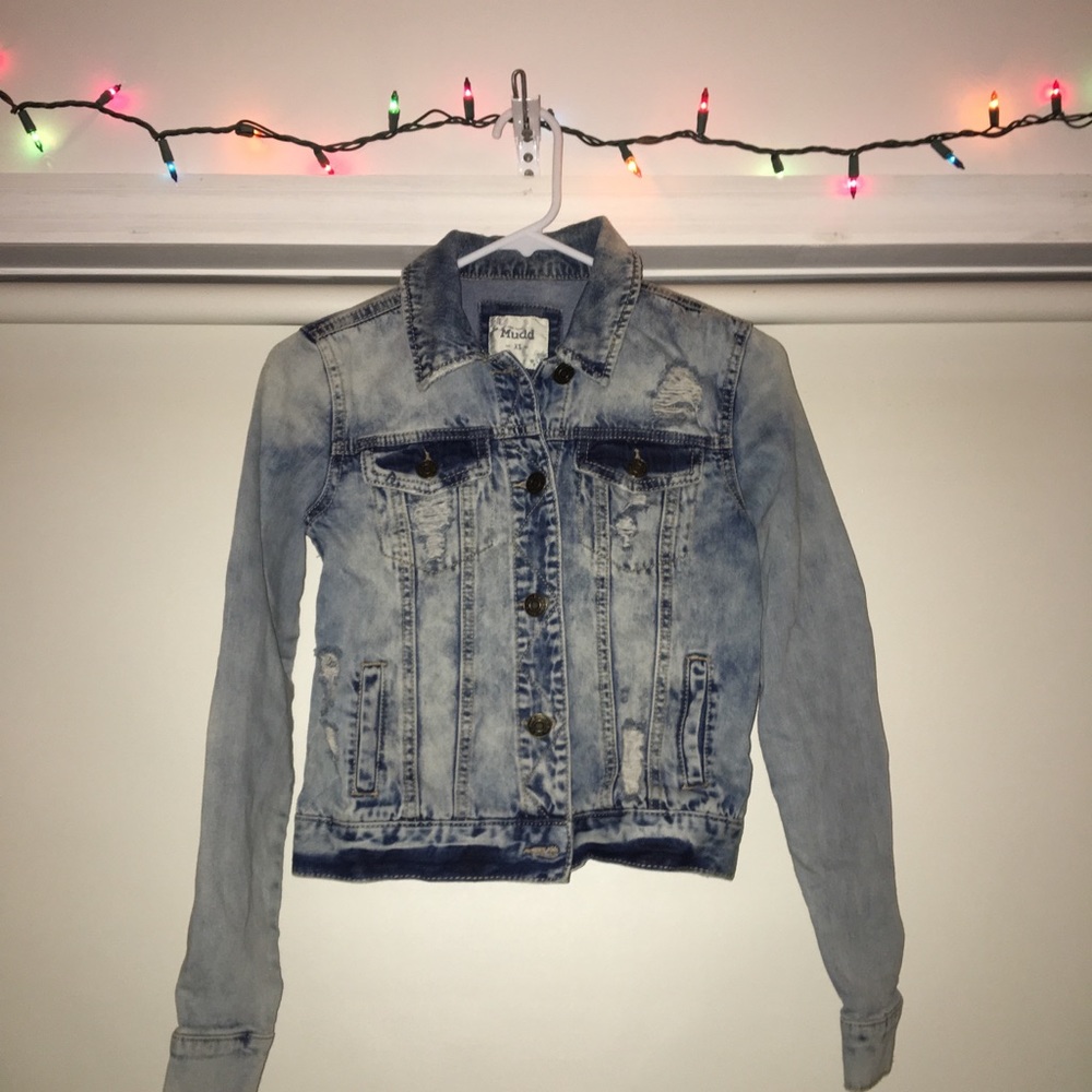 Mudd Distressed Denim Jacket